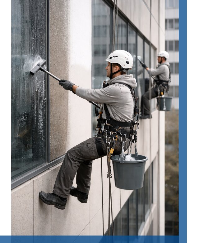 Мойка фасадов зданий в Екатеринбурге под ключ от 359 р. | ВЫСОТНИК-Ктр