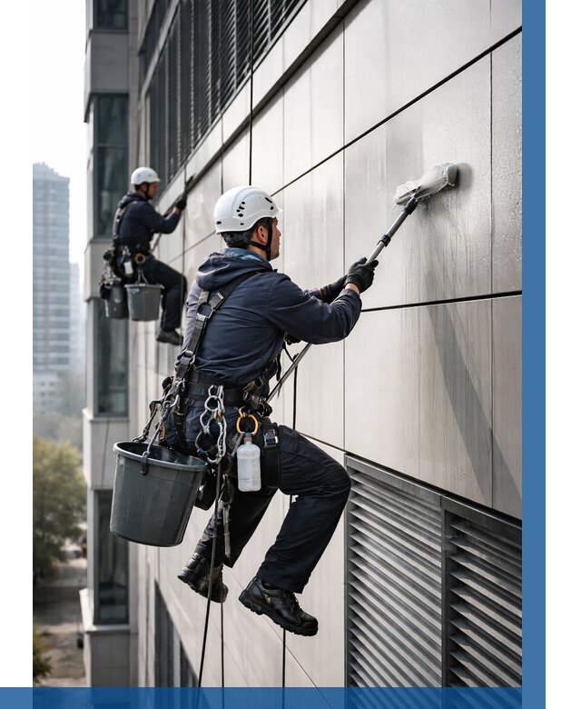 Мойка вентилируемого фасада в Екатеринбурге от 256 р. | ВЫСОТНИК-Ктр