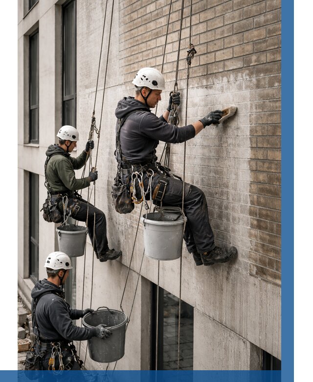 Удаление высолов с фасада в Екатеринбурге от 256 р. | ВЫСОТНИК-Ктр