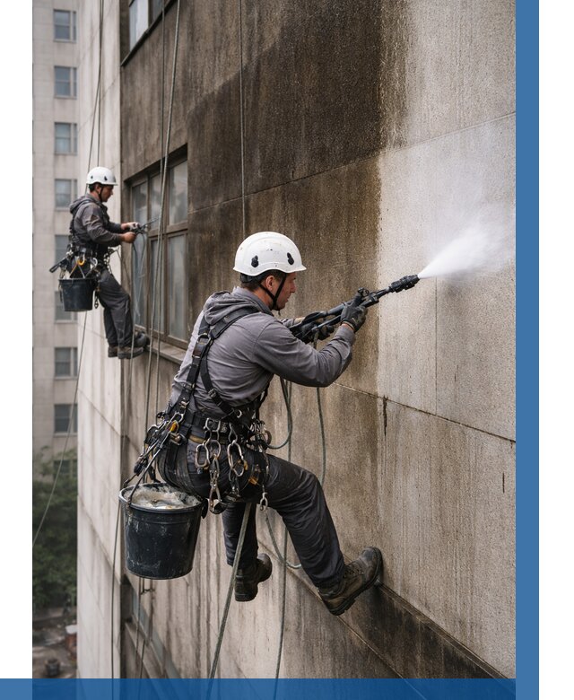 Очистка фасада от копоти в Екатеринбурге от 256 р. | ВЫСОТНИК-Ктр