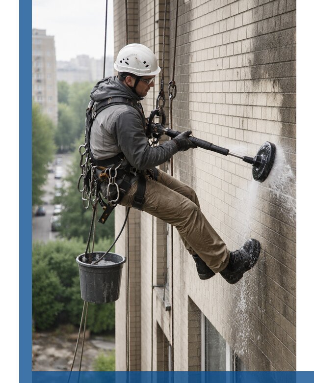 Очистка фасада от копоти в Екатеринбурге профессионально и безопасно