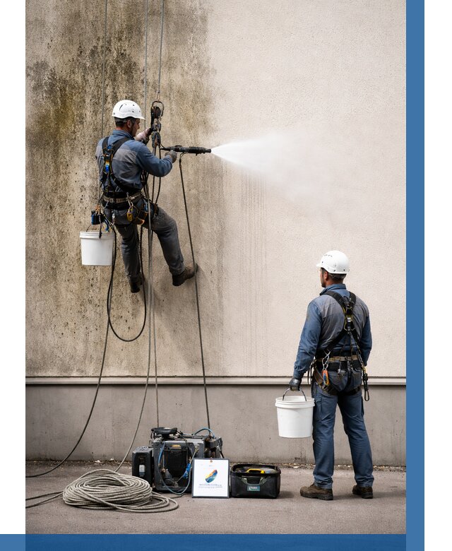 Очистка фасада от плесени в Екатеринбурге от 307 р. | ВЫСОТНИК-Ктр