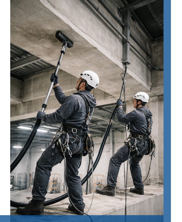 Обеспыливание потолочных конструкций в Екатеринбурге от 256 р. |ВЫСОТНИК-Ктр