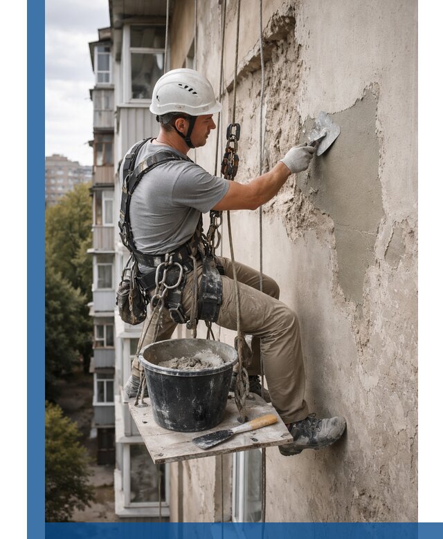 Восстановление фасадной штукатурки в Екатеринбурге с гарантией качества