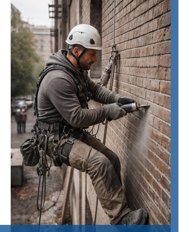 Расшивка кирпичных швов в Екатеринбурге от 615 р. | ВЫСОТНИК-Ктр