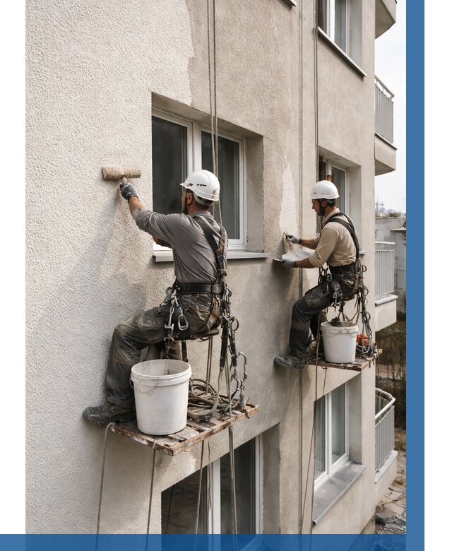 Нанесение короеда на фасад в Екатеринбурге от 461 р. | ВЫСОТНИК-Ктр