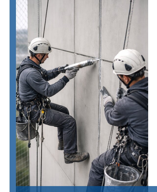 Первичная герметизация швов фасадов и кровель в Екатеринбурге