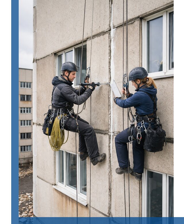 Герметизация межпанельных швов тёплым швом в Екатеринбурге