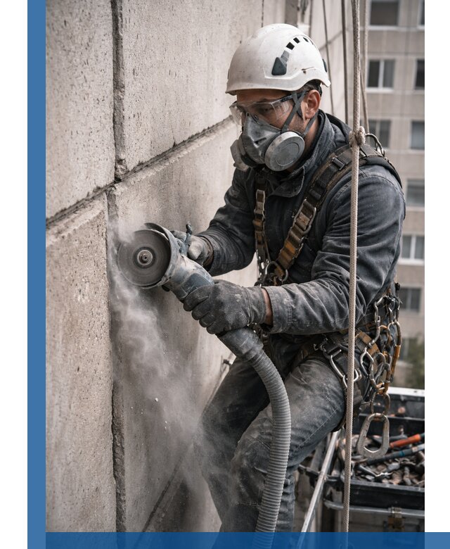 Штробление межпанельных швов в Екатеринбурге качественно и быстро