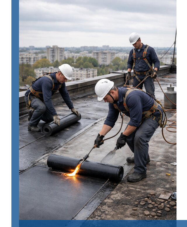 Ремонт наплавляемой кровли в Екатеринбурге качественно и надежно