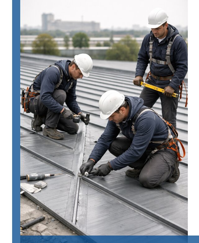 Ремонт фальцевой кровли в Екатеринбурге срочно и качественно