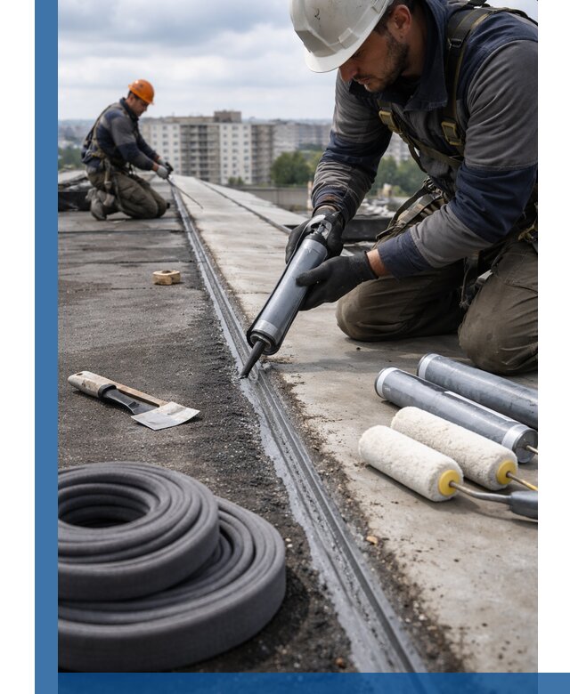 Герметизация швов кровли в Екатеринбурге с гарантией герметичности