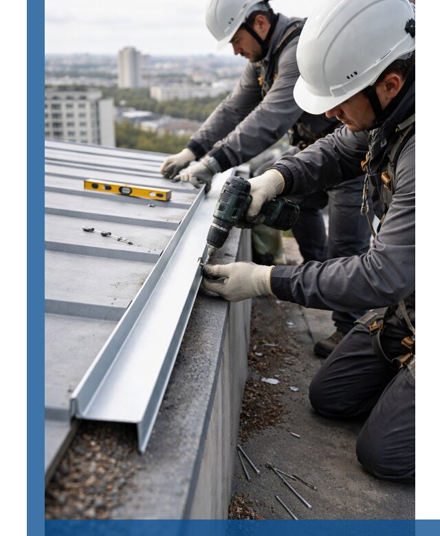 Монтаж капельника на кровле в Екатеринбурге с гарантией качества