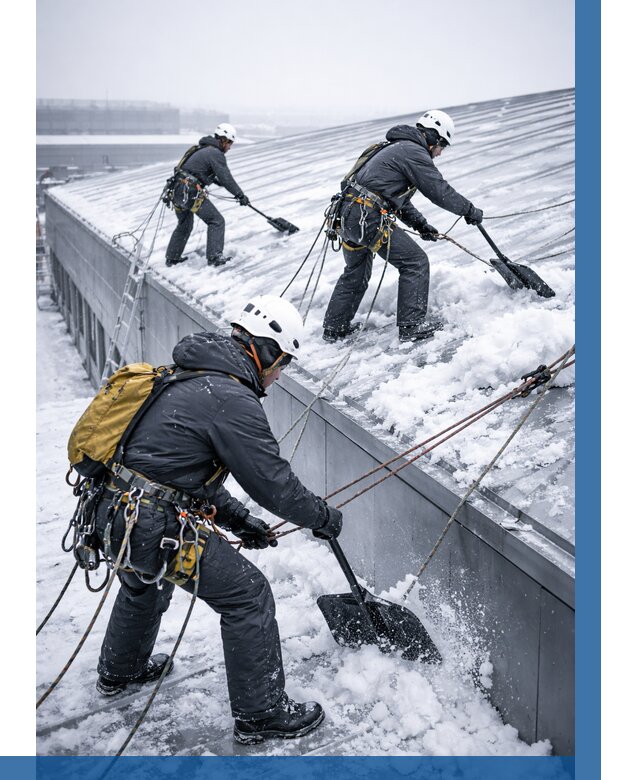 Очистка навесов от снега в Екатеринбурге от 4612 р. | ВЫСОТНИК-Ктр