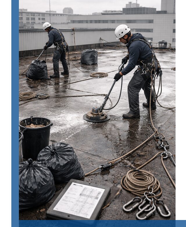 Плановая очистка кровли по графику в Екатеринбурге для безопасности