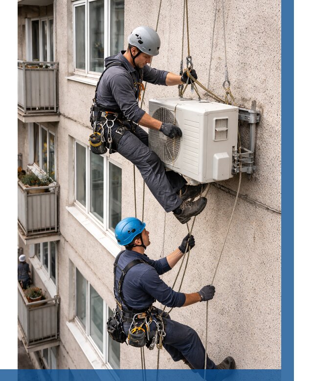 Перенос внешнего блока кондиционера в Екатеринбурге от 9224 р.| ВЫСОТНИК-Ктр