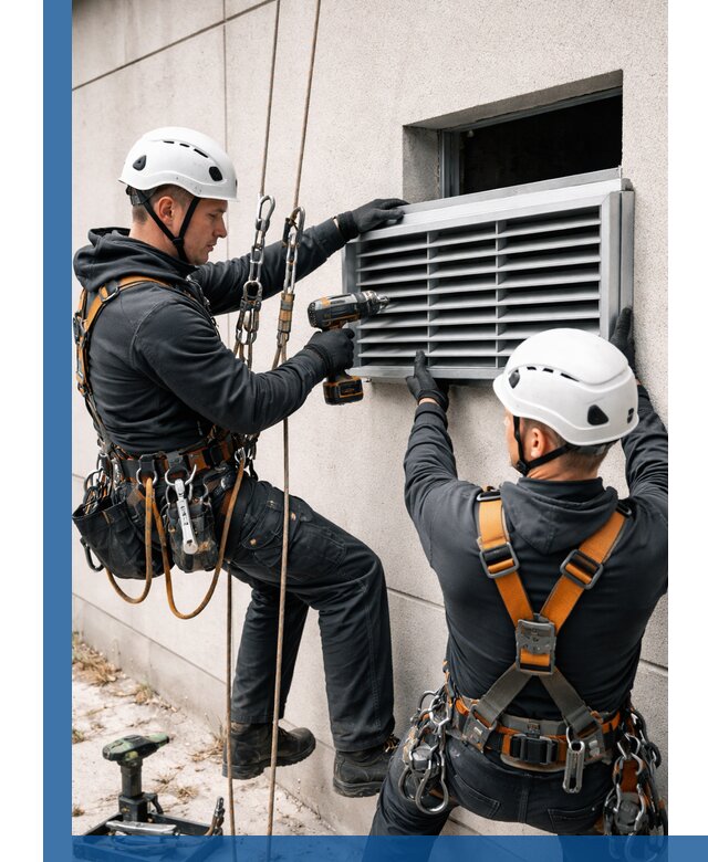 Монтаж вентиляционных решеток в Екатеринбурге профессиональный сервис