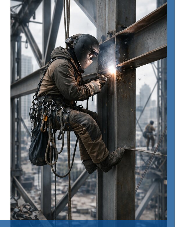 Высотные сварочные работы в Екатеринбурге от 3587 р. | ВЫСОТНИК-Ктр