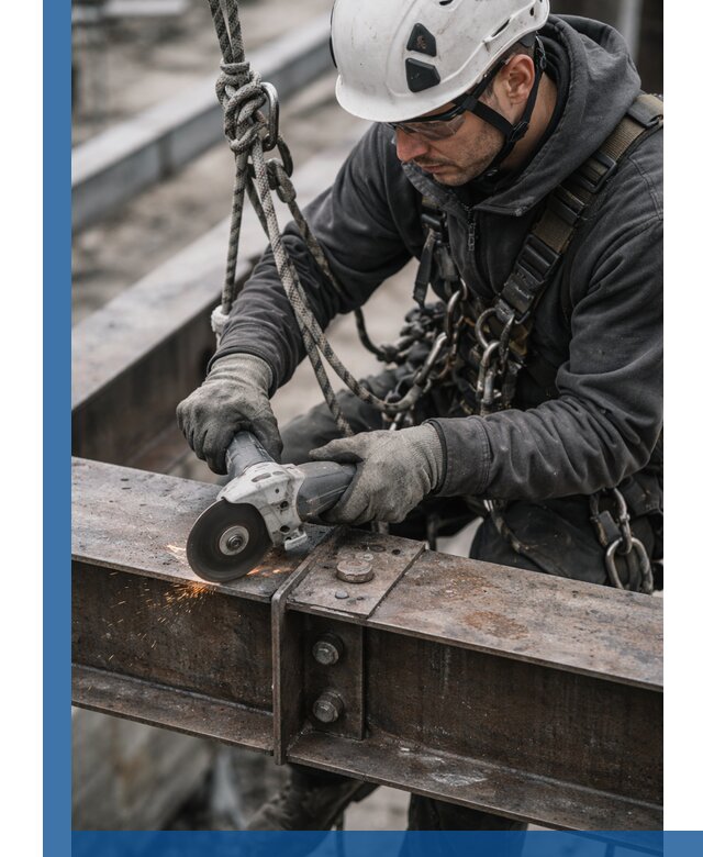 Резка металла на высоте в Екатеринбурге для зданий и конструкций