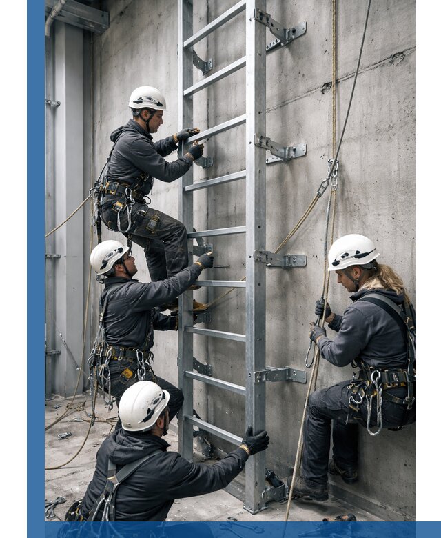 Монтаж металлических лестниц в Екатеринбурге под ключ со гарантией