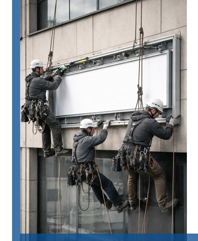 Профессиональный монтаж светового короба под ключ в Екатеринбурге