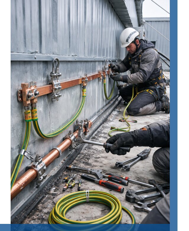 Монтаж заземления здания в Екатеринбурге от 25623 р. | ВЫСОТНИК-Ктр