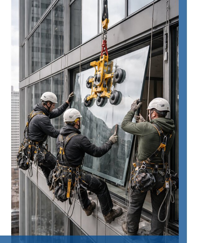 Фасадное остекление зданий под ключ в Екатеринбурге от 10249 р. | ВЫСОТНИК-Ктр