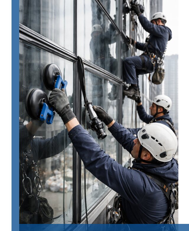 Радиусное остекление фасадов под ключ в Екатеринбурге с гарантиями