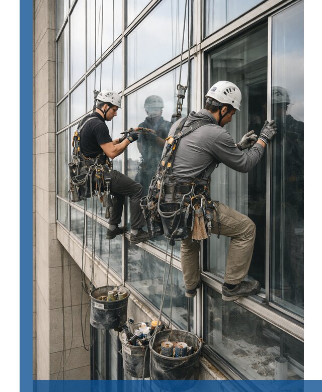 Ремонт витражных конструкций и фасадного остекления в Екатеринбурге