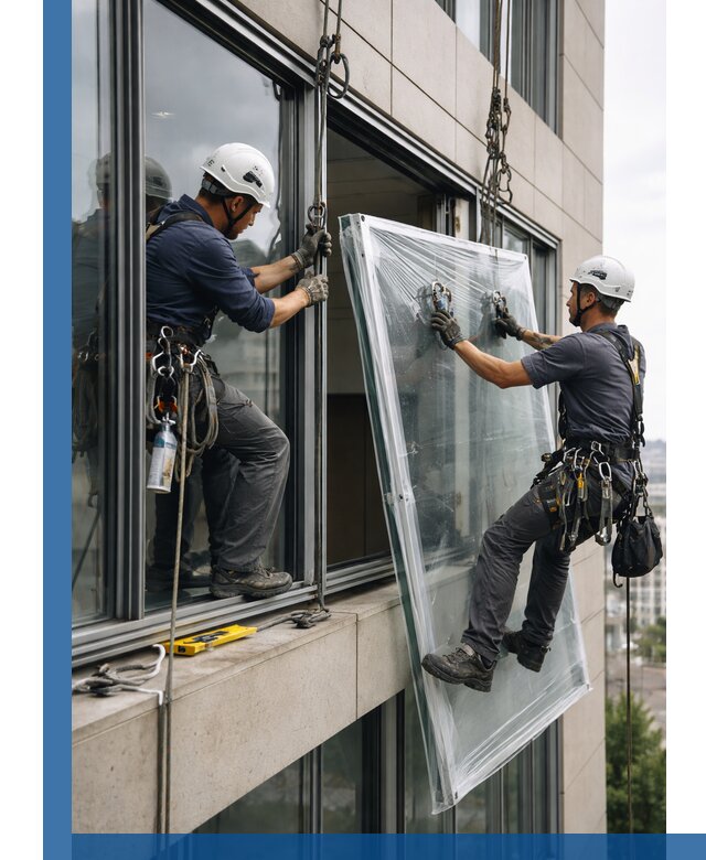 Профессиональная замена стекла в витраже в Екатеринбурге с гарантией
