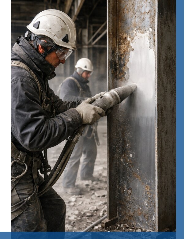 Удаление старой краски с металла в Екатеринбурге от 461 р. | ВЫСОТНИК-Ктр