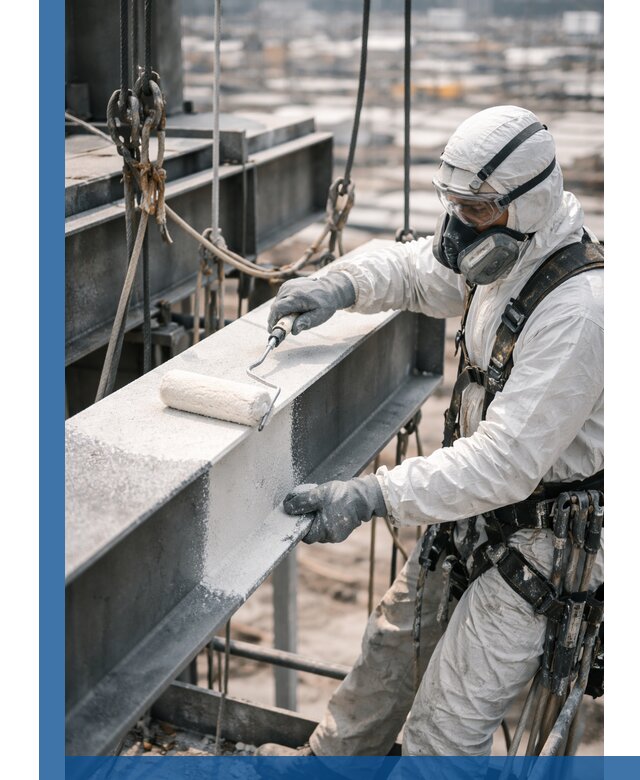 Профессиональная огнезащитная обработка металлоконструкций в Екатеринбурге