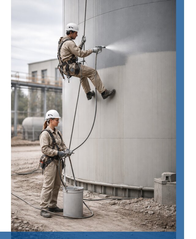 Покраска резервуаров в Екатеринбурге от 1230 р. | ВЫСОТНИК-Ктр — заказать