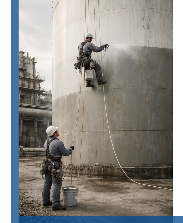 Покраска стальных резервуаров и емкостей в Екатеринбурге профессионально