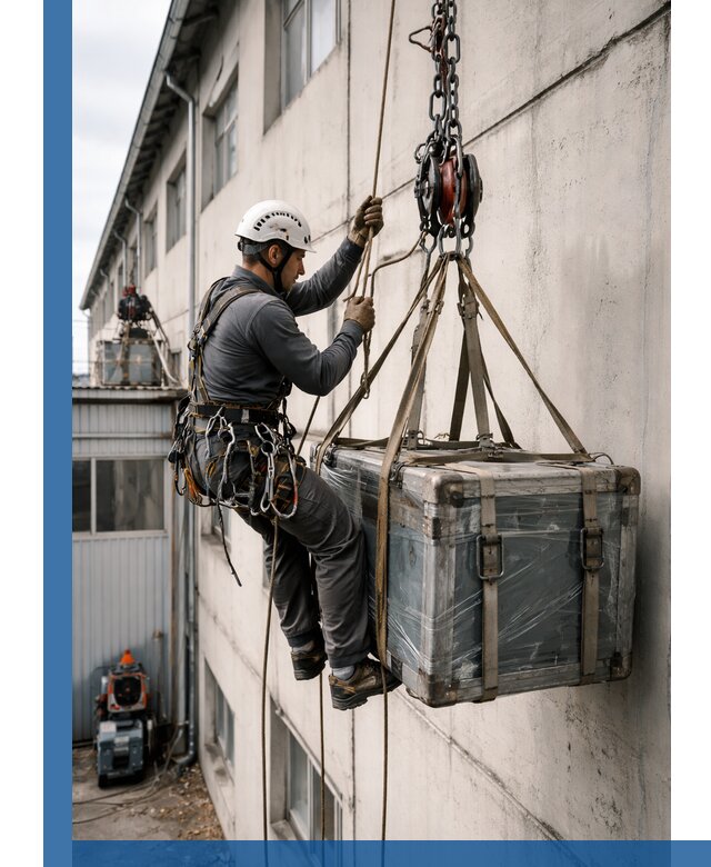 Подъем грузов на высоту в Екатеринбурге для промышленных объектов