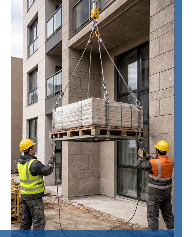 Подъем керамогранита на этаж в Екатеринбурге от 3587 р. | ВЫСОТНИК-Ктр