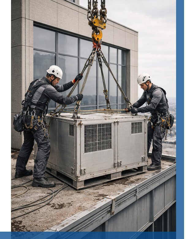 Такелажные работы на высоте в Екатеринбурге от 8199 р. | ВЫСОТНИК-Ктр