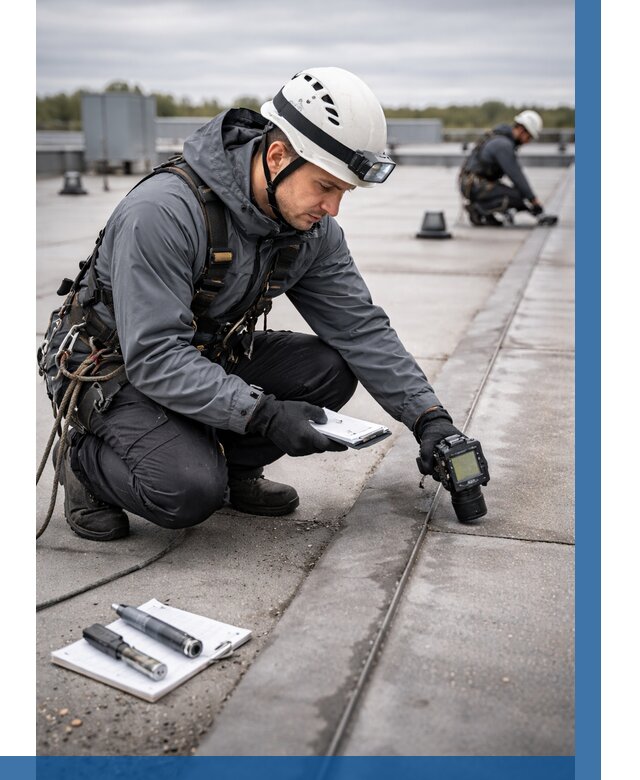 Обследование кровли на протечки в Екатеринбурге от 4612 р. | ВЫСОТНИК-Ктр