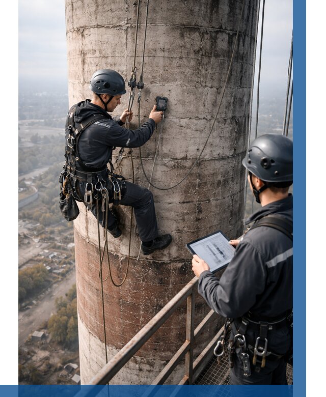 Обследование дымовой трубы в Екатеринбурге от 8199 р. | ВЫСОТНИК-Ктр